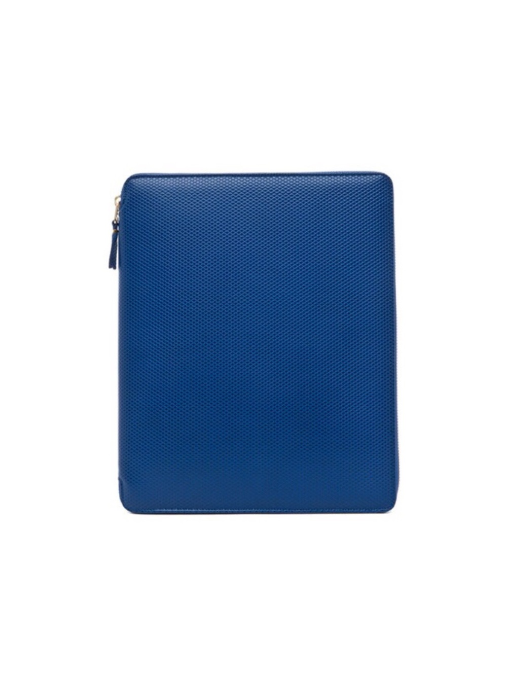 COMME DES GARCONS LUXURY IPAD WALLET BLUE LEATHER